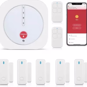 YISEELE Allarme casa, Wifi Sistema di Allarme Senza fili
