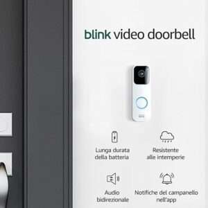 Blink Videocitofono (Video Doorbell) + Sync Module 2 | Audio bidirezionale
