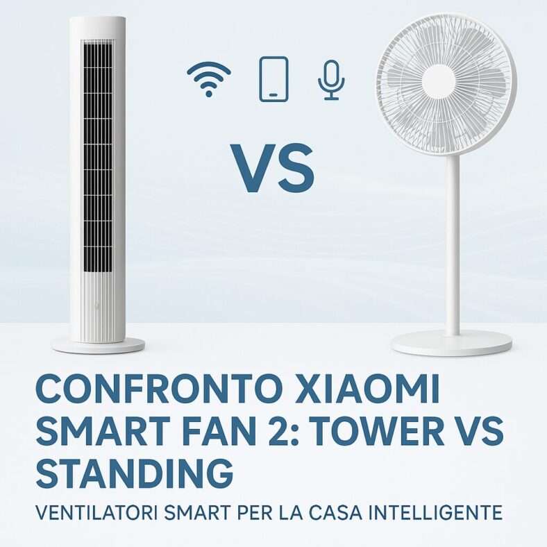 Ventilatore Smart Xiaomi 2025: Guida completa a Tower Fan 2 e Standing Fan 2 per la casa smart