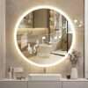 Hondony Specchio Smart Rotondo Bagno Led Luce