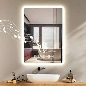 Litglobe Bluetooth Specchio Bagno Samrt con Luce