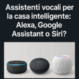 Top 3 assistenti vocali per casa intelligente: Alexa, Google o Siri